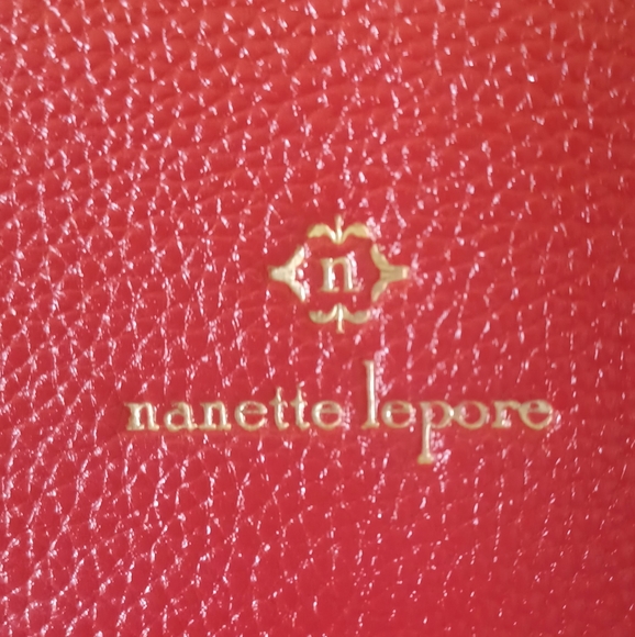 Red Nanette Lepore "Arabelle" Shoulder Purse - Picture 3 of 8